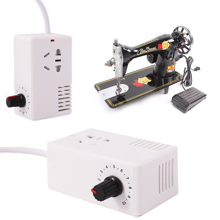 老式家用缝纫机电机无级调速器速度控制开关改装改造电动脚踏马达