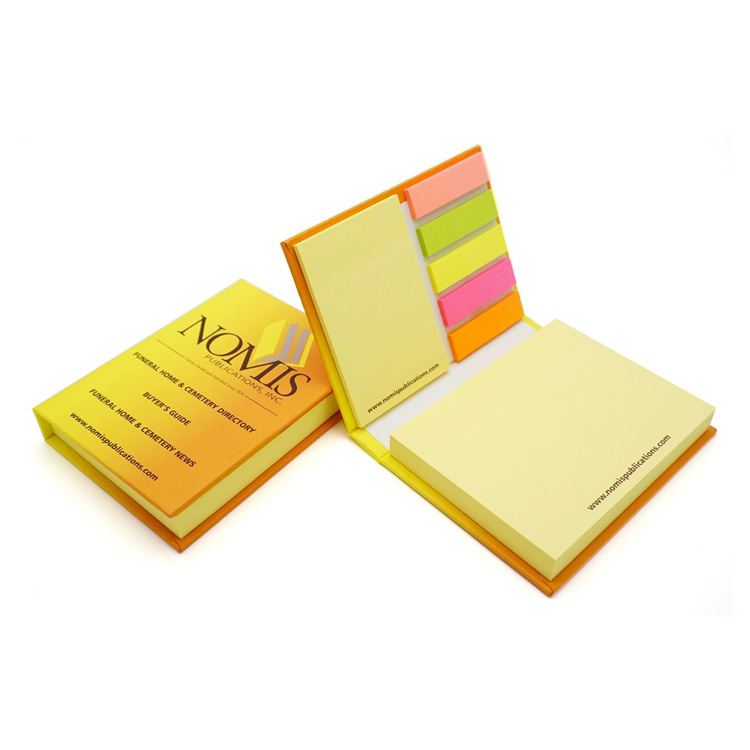 个性组合便利贴定制 纸品本册方形厚壳便签本 可反复粘贴