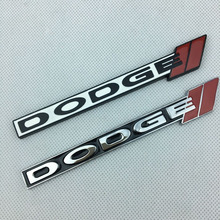 适用于DODGE道奇酷威金属个性车标改装车身贴油箱盖贴尾标贴