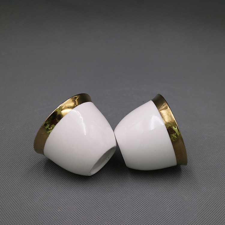 电镀小酒杯陶瓷白酒杯茶杯可定制 logo家用酒壶酒盅 酒具