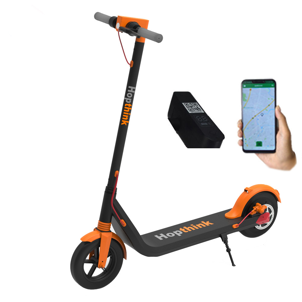 共享电动滑板车8.5寸gps可拆卸电池 iot扫码解锁sharing scooter