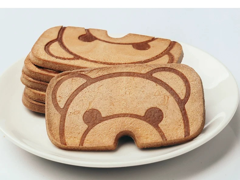 卡宾熊 凹煎饼4斤/箱批发 蛋烤味蜂蜜黄油味鸡蛋煎饼小熊饼干零食
