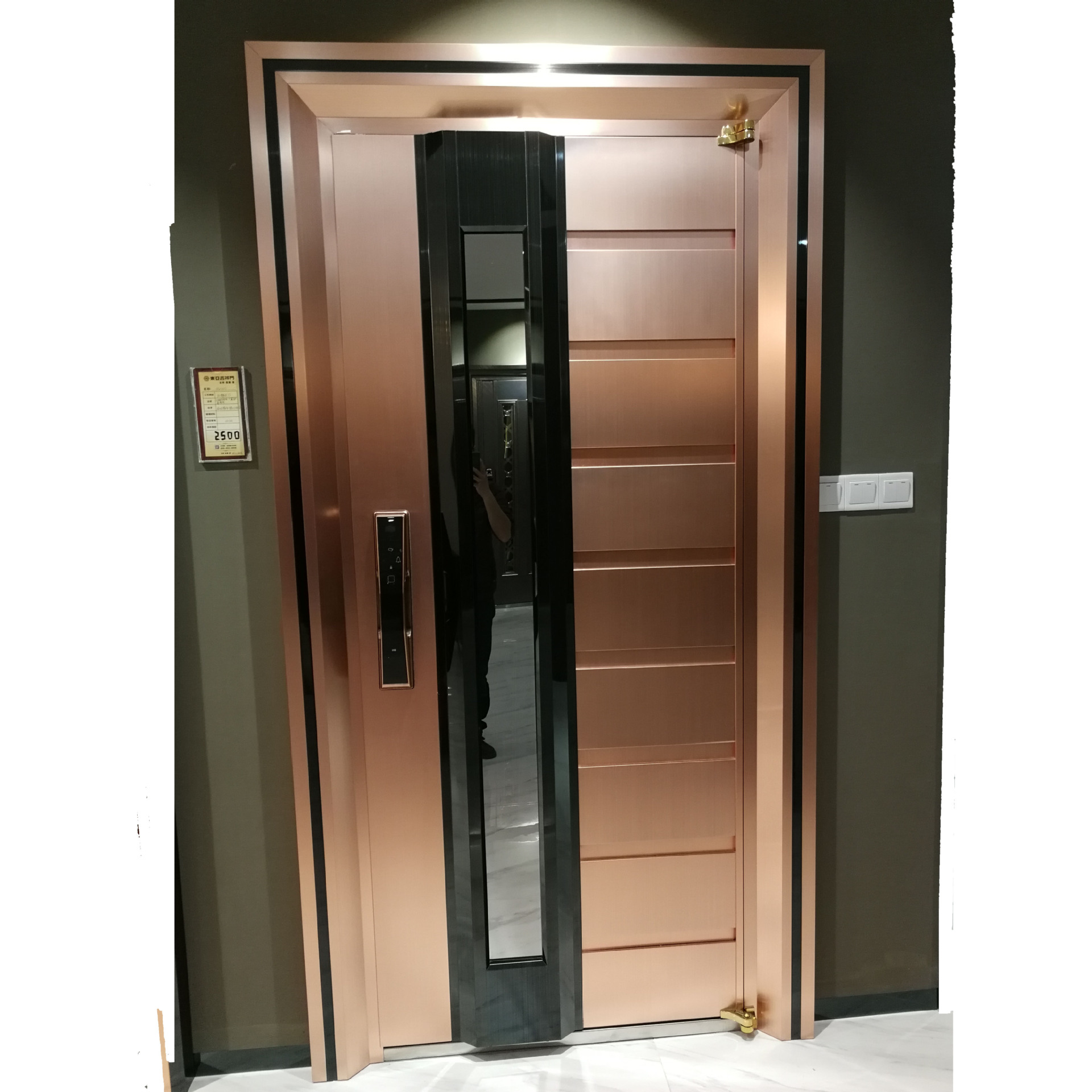 不锈钢大门韩式门业入户门自建房大门防盗门豪华门定制