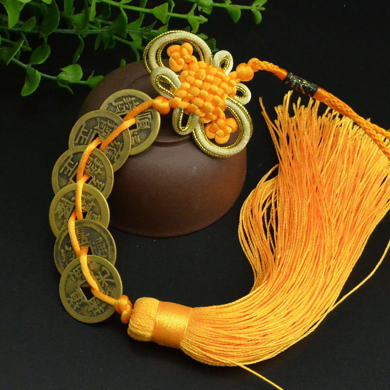 宗教法器,法物-开光五帝钱真品铜钱镇宅纯铜保真五帝铜钱挂件六帝钱