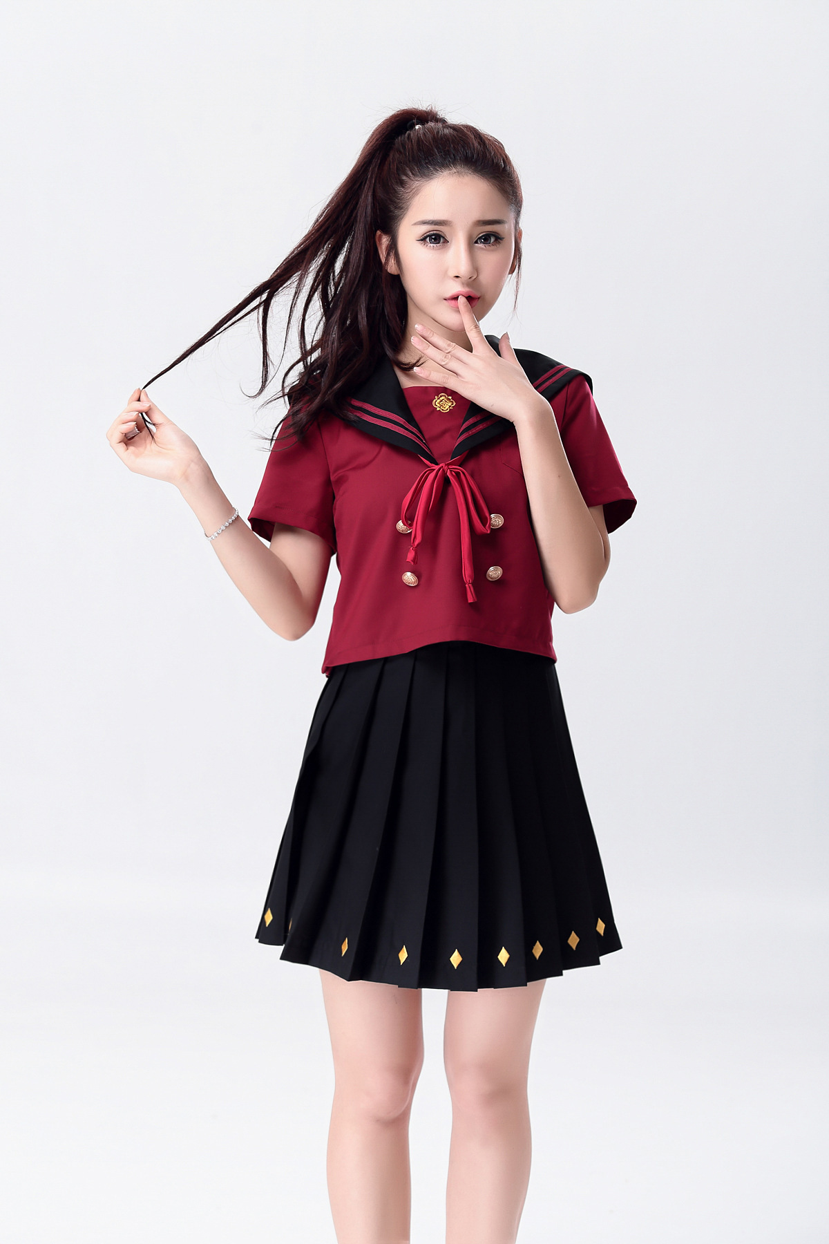 新款日本jk制服舞台服日系学院风水手服套装 啦啦队服装cos演出服