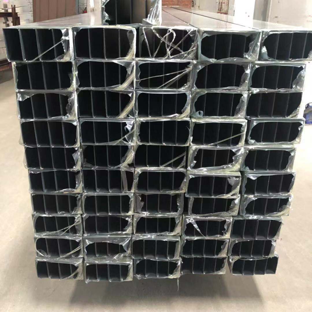 1005012黑色铝方管6063铝合金方通6061铝扁管矩形铝管