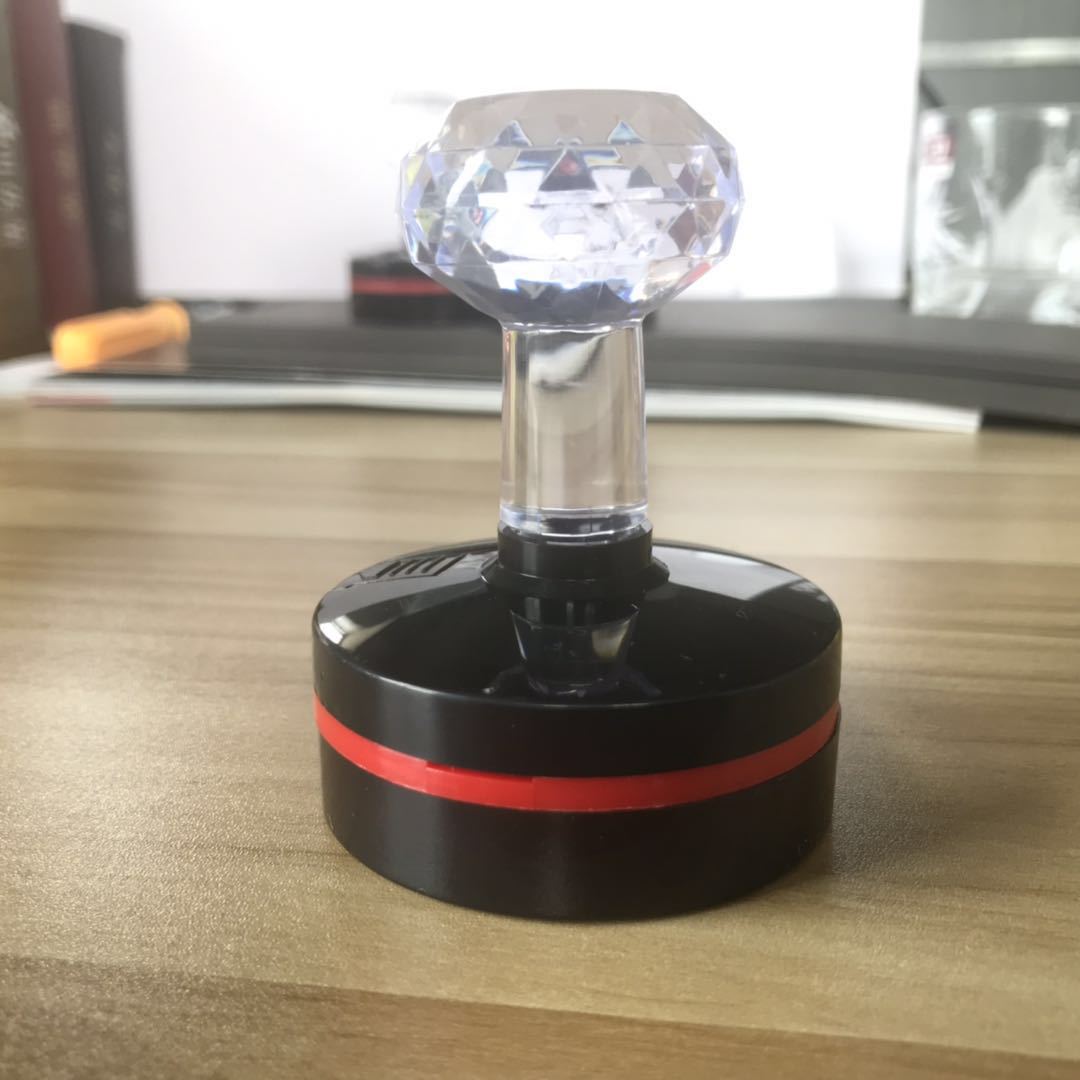 th天华光敏印章材料批发免封边水晶柄印章材料 自封边含4mm光敏垫