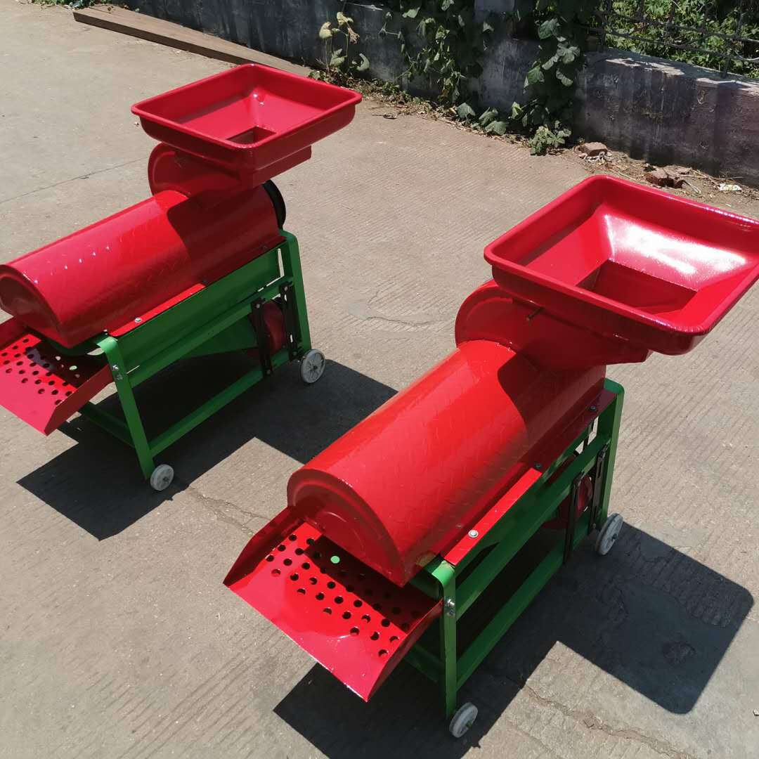 小型家用玉米脱粒机干玉米打粒机家用电动玉米打粒自带风机打棒子