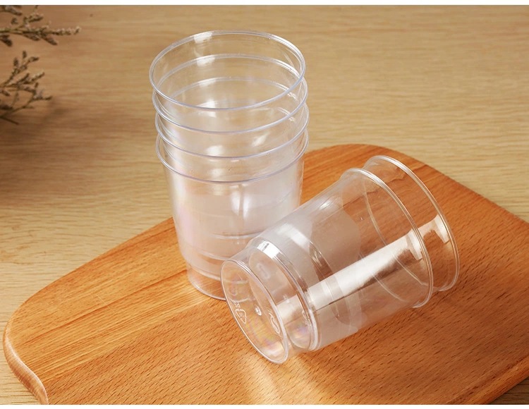 佳胜雅200ml厦航同款硬塑料透明航空杯一次性杯子接待杯logo定制