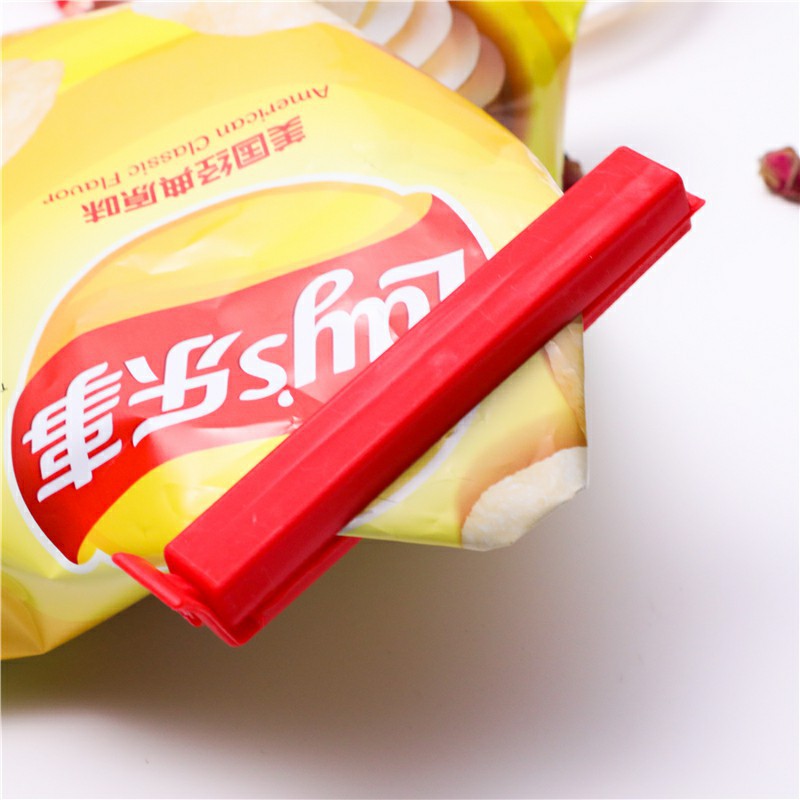 Colorful Candy Color Grocery Bag Sealing Clip Snack Seal Clip 5 Pack Food Closure Clip