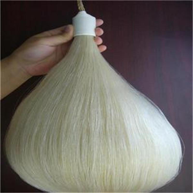 供应白色马尾毛 马尾毛工艺品