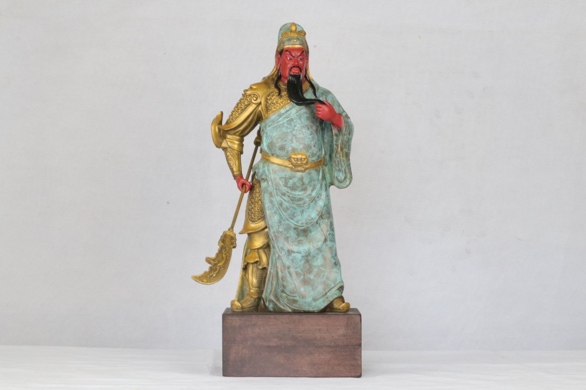 武财神关公像关二爷神像关公摆件招财镇宅供奉财神爷佛像九龙关羽