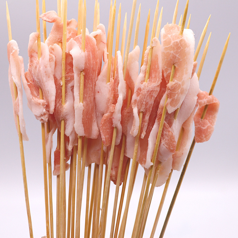 五花肉小串100串 冷冻铁板油炸半成品烧烤串 网红小串烧烤