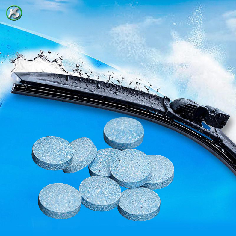 固体雨刷精泡腾片汽车玻璃清洗养护水剂浓缩雨刮器清洁片厂家直批