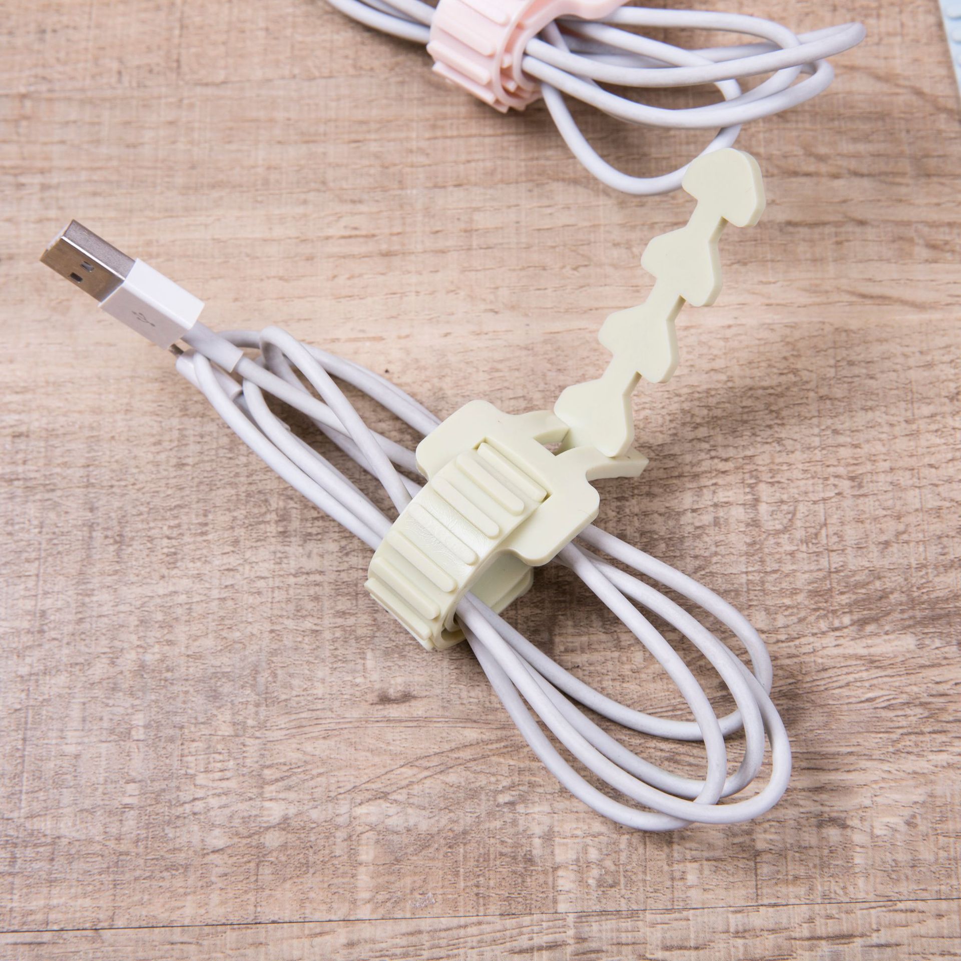 硅胶绑线带 电线捆绑带 固定扎带 电脑线数据线扎带 自锁绑带