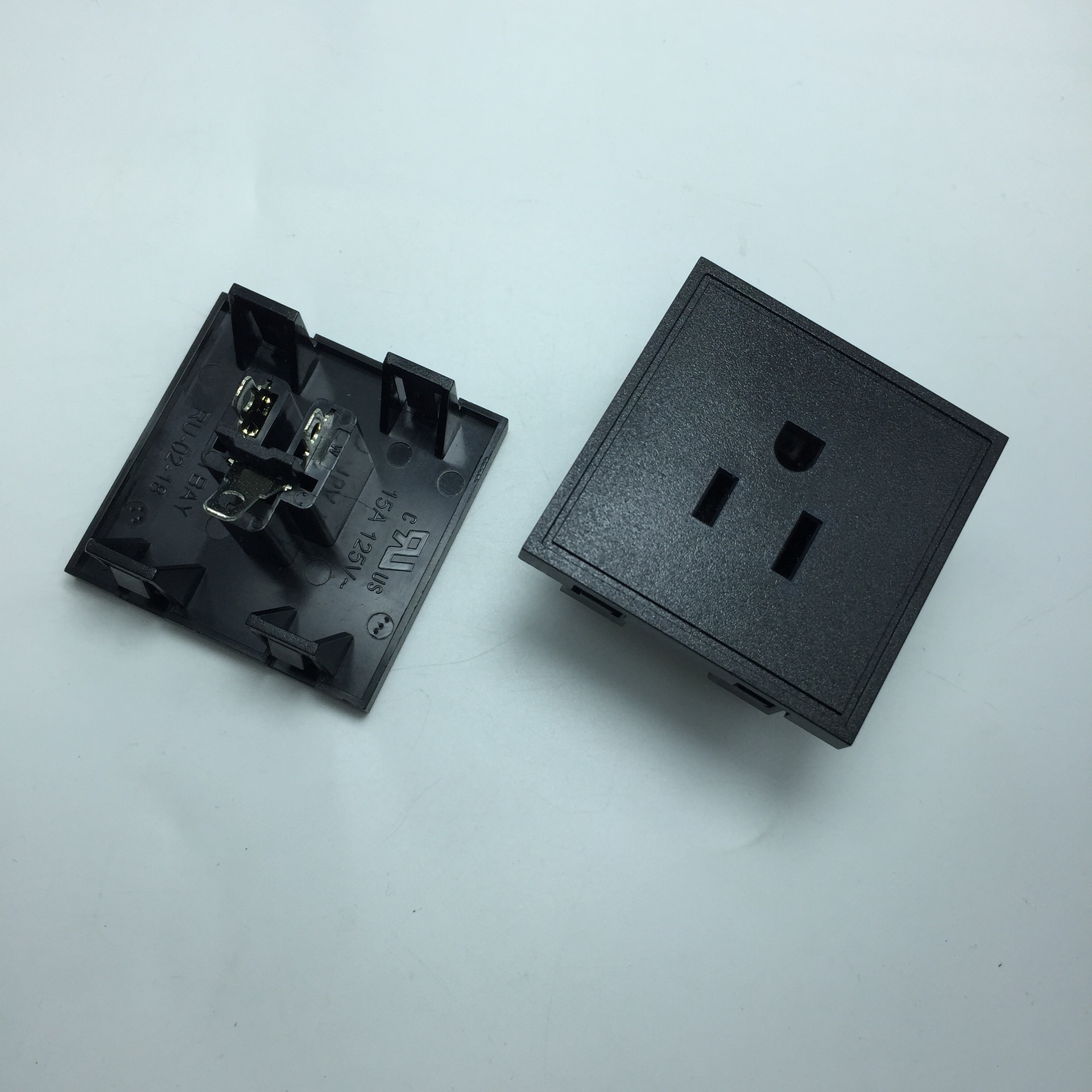 美规插座 rich bay美标母座美国三孔大面板插座 台湾品牌美国插座