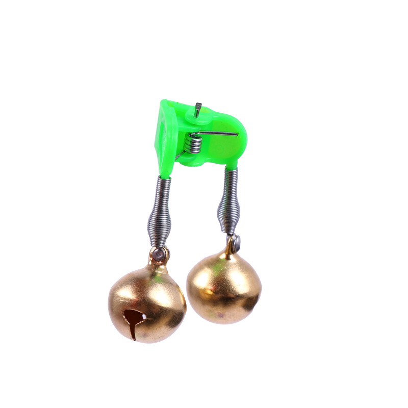 钓鱼海竿铃铛海竿抛竿夜光防钓铃铛海钓海竿报警器垂钓用品小配件