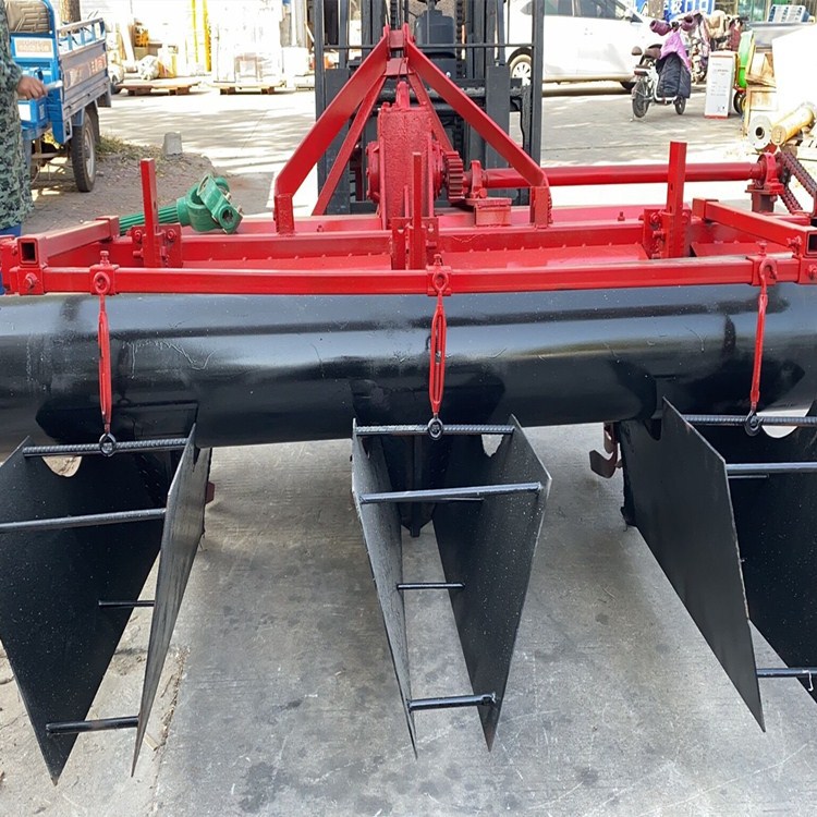 大蒜大姜种植快速两沟开沟机 大姜种植开沟起垄机 圆盘式开沟机
