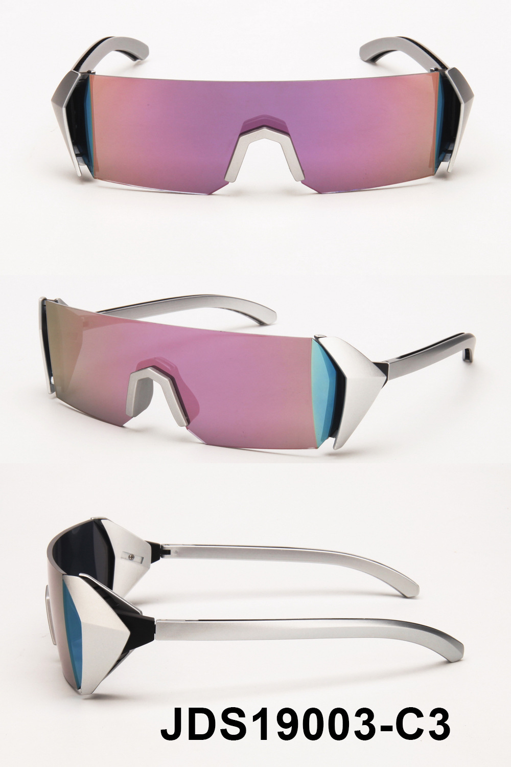 厂家直销新款科技未来无框高档潮流电脑游戏防蓝光护目电竞眼镜