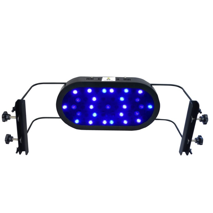 Led Coral Lamp with Bracket Oval 165W Manual Dimming Fish Tank Aquarium Hotel Aquarium Engineering Lights