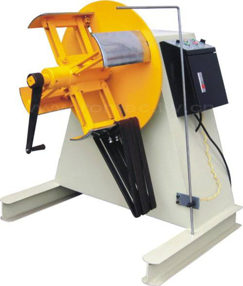 不锈钢卷收放料架冲床重型开卷器 冲压配套mt200材料架 特价包邮