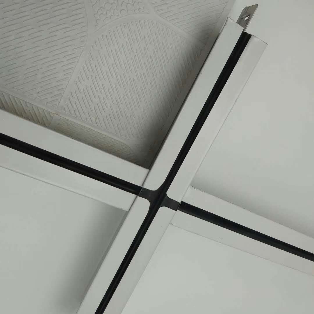 山东厂家 t字形烤漆黑槽龙骨 石膏板吊顶 天花板吊顶支架