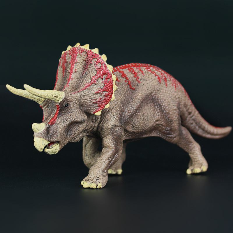 侏罗纪大号实心三角龙 恐龙玩具仿真恐龙 恐龙模型