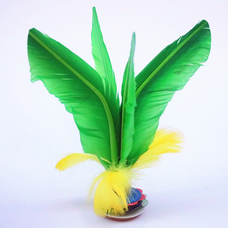 正品好朋友火翎鸟大号鹅毛独立包装毽子可拆装花毽好踢耐用连体毽