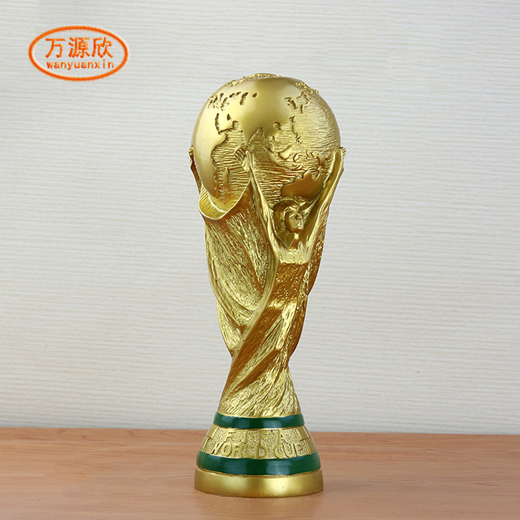 2022 World Cup Trophy Resin Craft Gift Award Decoration (Ball Game) Fan Supplies Hercules Trophy Factory Direct Supply