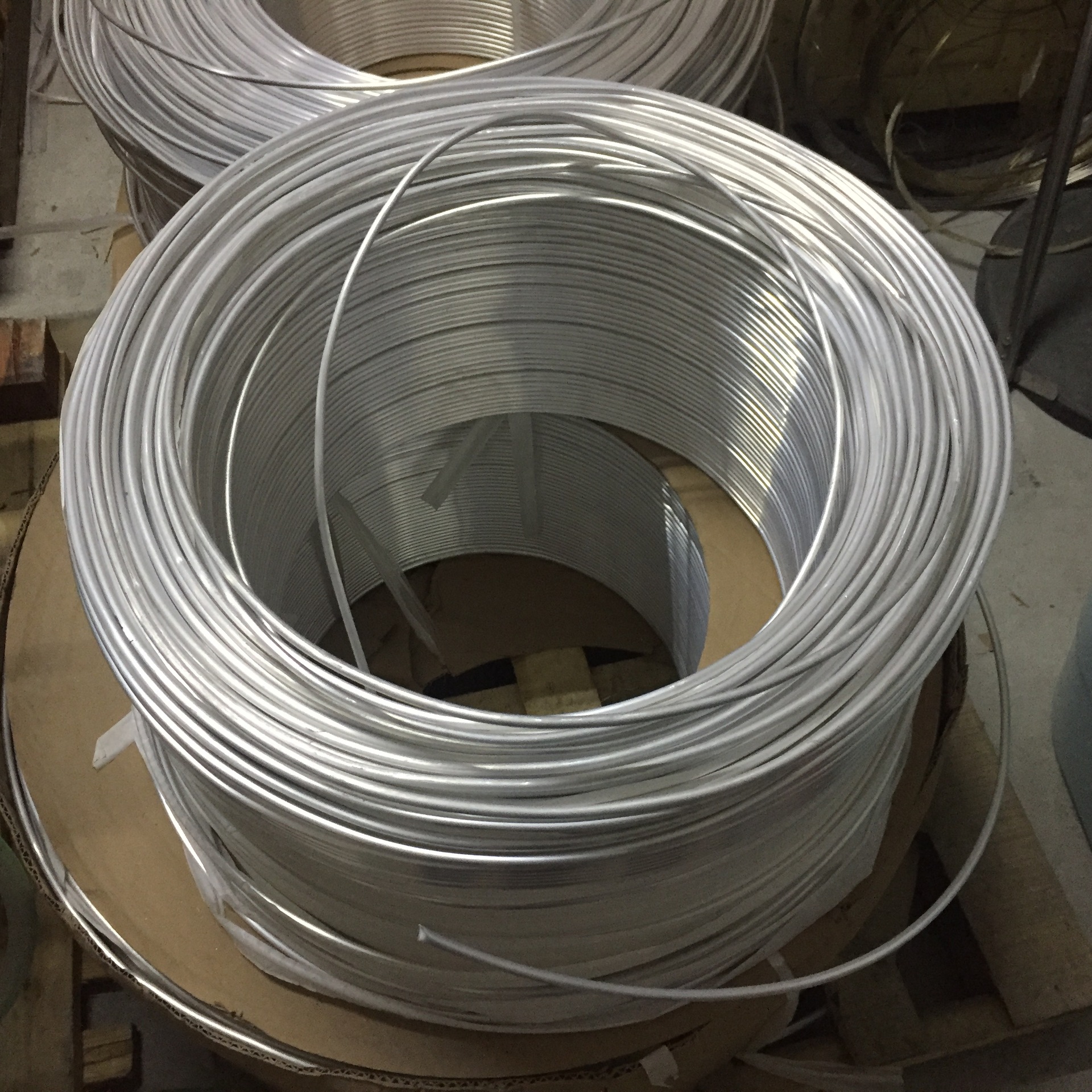 65薄壁精抽铝盘管 排气用铝管 小口径非标盘铝管生产厂家