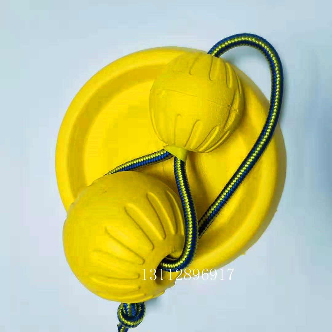 厂家直销环保材质加工定制单色混色哑铃球eva研磨彩虹球