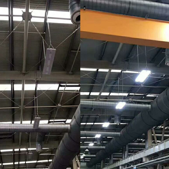 200W 工厂车间仓库LED线性工矿灯 高光效160LM/W LED平面工矿灯-阿里巴巴