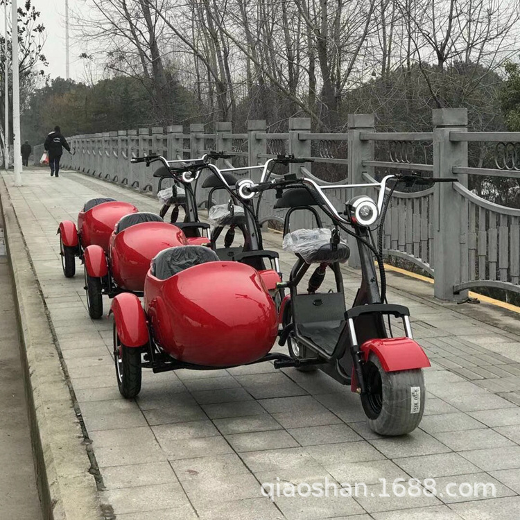 复古摩托边三轮侧三轮摩托车偏三轮侉子边斗哈雷太子侉子边三轮车