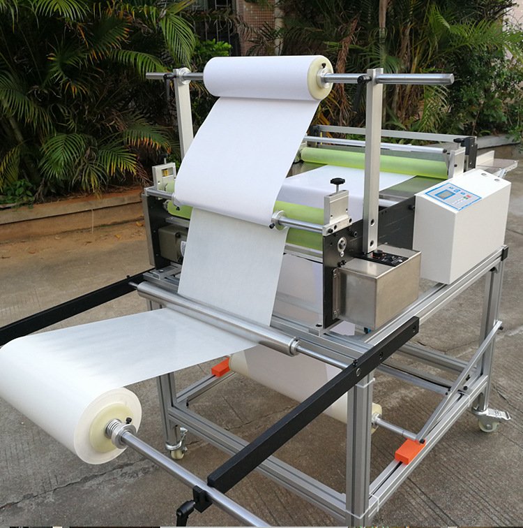全自动立式覆膜机不干胶离型纸切断机pet膜裁切机双面胶背胶切割