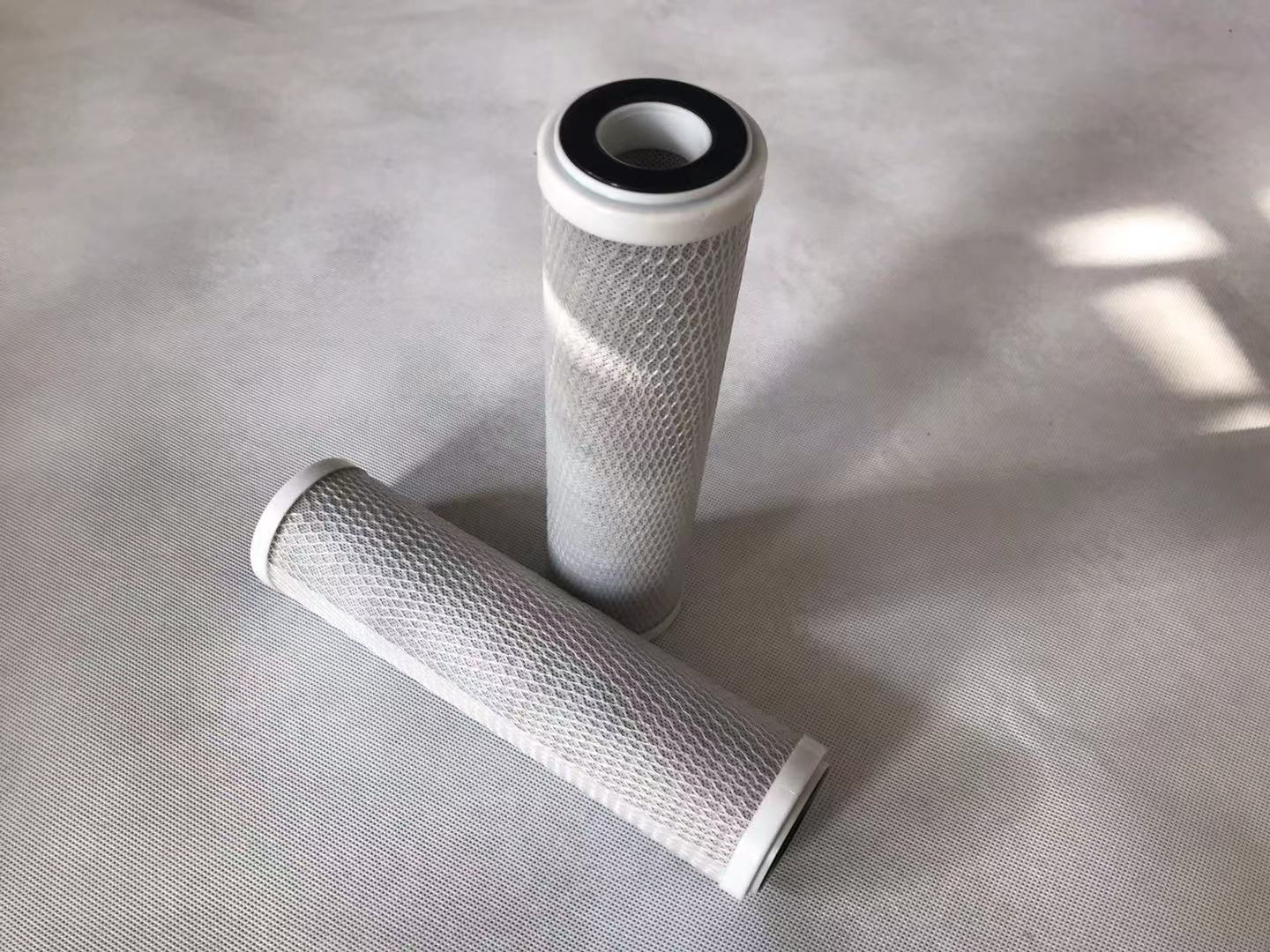 碳棒滤芯_厂家10寸压缩活性炭碳棒cto滤芯家用净水器前置滤芯