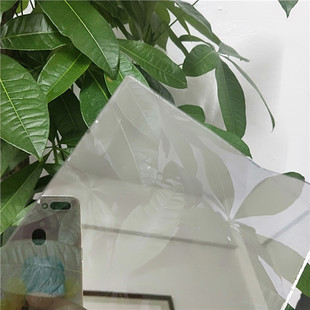 现货1.35半透镜片 亚克力银色半透镜片 15-20度银色半反射半透镜