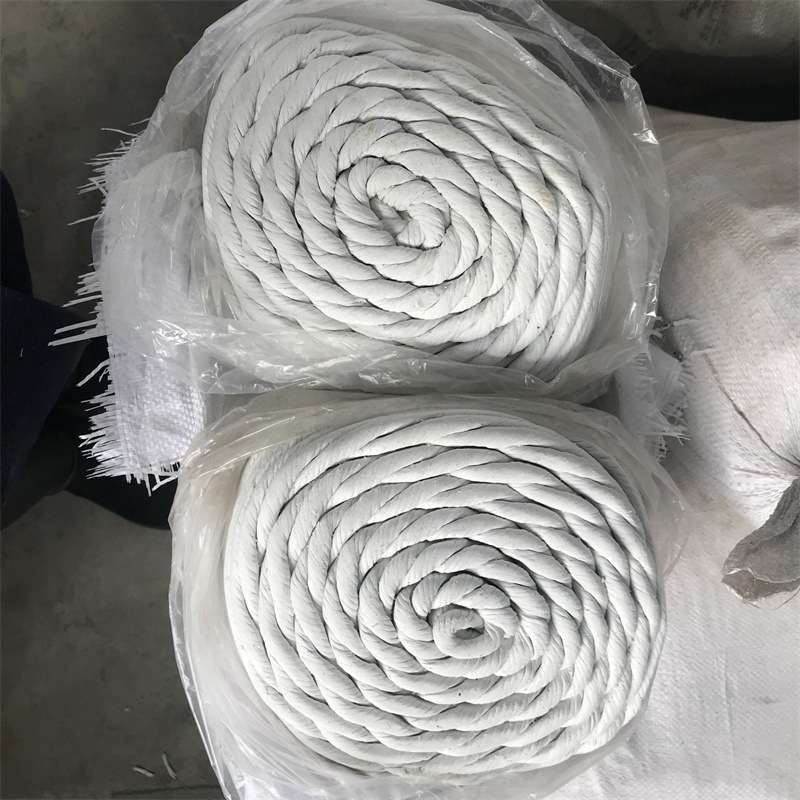 工业设备保温隔热无尘石棉绳厂家批发 耐高温耐火无尘石棉绳