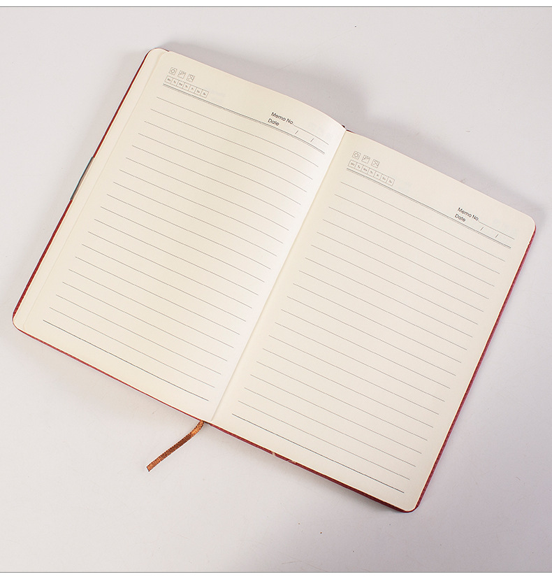 通用加厚学生用品商务记事简约a5金属扣pu笔记本子定制可印logo