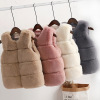 2020 Autumn and winter new pattern children leather and fur Vest girl thickening waistcoat baby Western style coat Child Maomao Children's clothing 2020 Autumn and winter new pattern children leather and fur Vest girl thickening waistcoat baby Western style coat Child Maomao Children's clothing