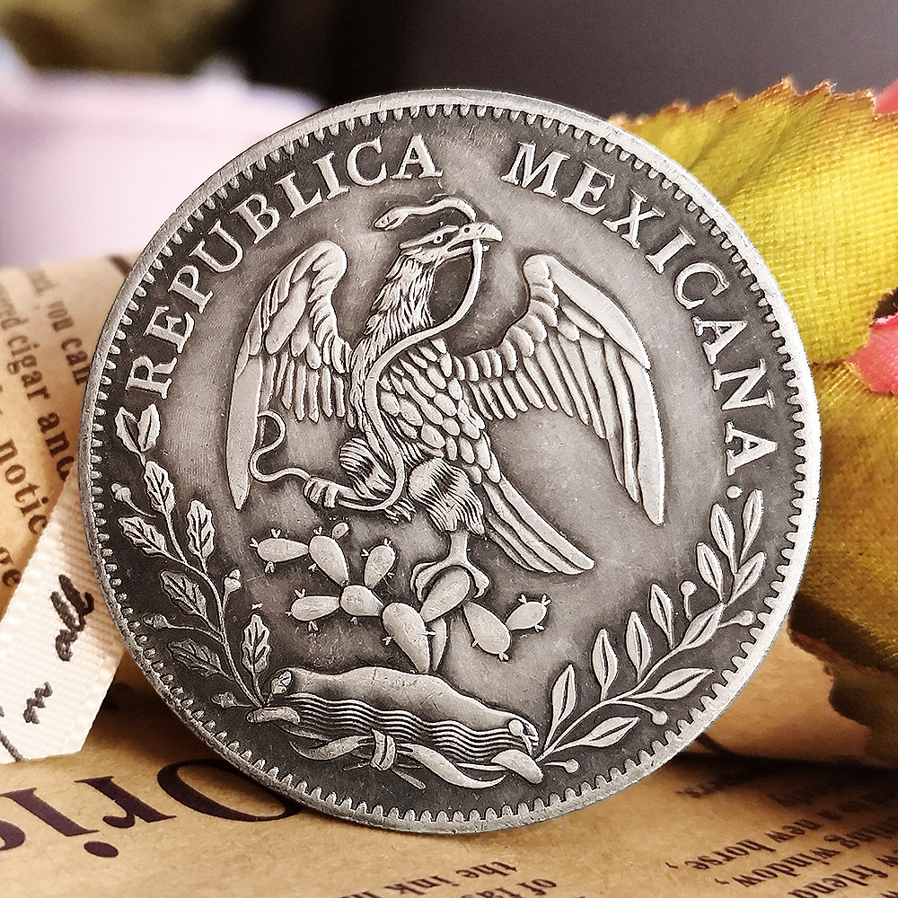 墨西哥1882鹰洋银币银元银圆 袁大头大洋龙洋外国钱币古玩收藏