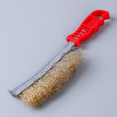 多功能铁刷子 烧烤清洁刷 烤网碳网烤架清洗除锈刷 户外烧烤工具