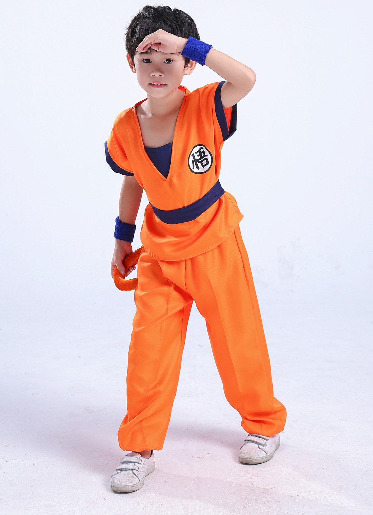 儿童七龙珠孙悟空服装cosplay动漫孙悟空衣服表演服幼儿园演出服