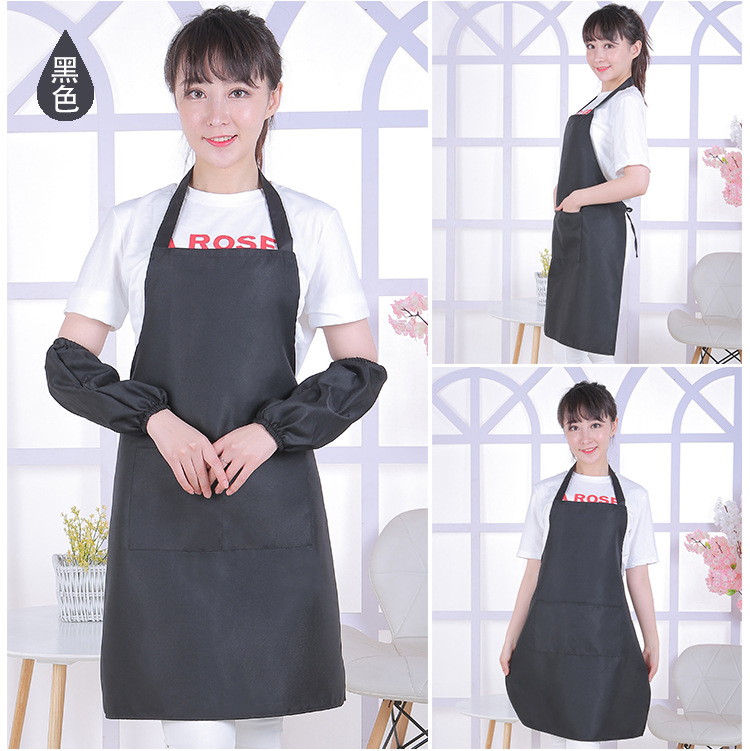 厂家批发广告围裙定制logo印字厨房防油污男女工作服银行礼品定做