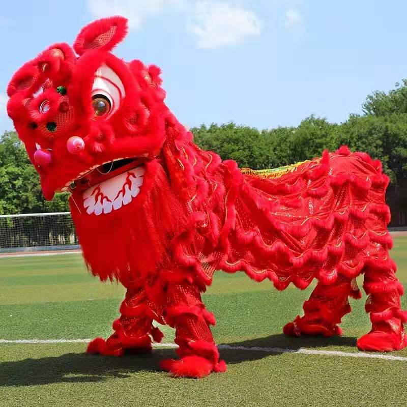 厂家直销 南狮北舞狮表演道具 醒狮头 道具 舞龙舞狮道具可定做