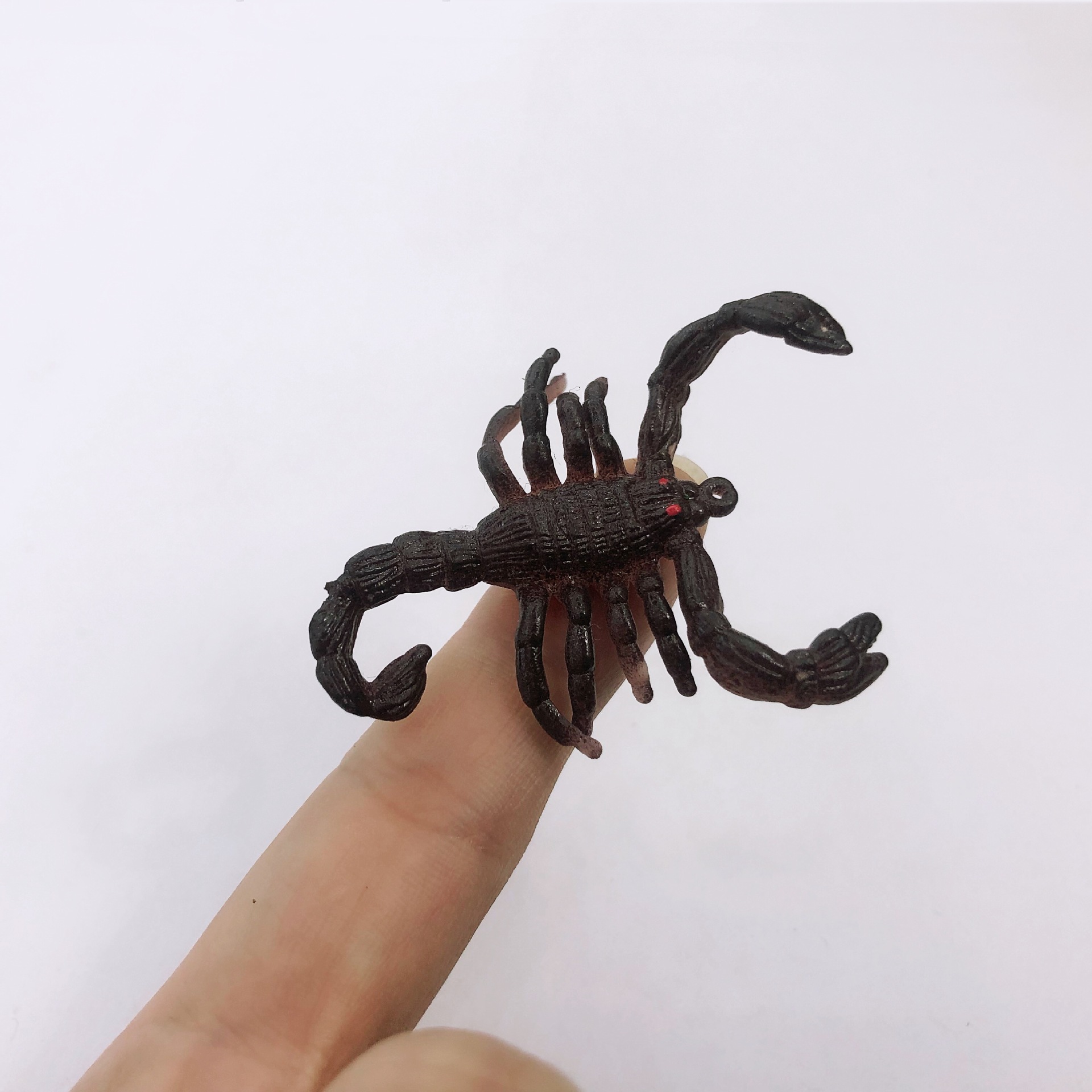 仿真环保软胶小蝎子 tpr 整蛊吓人愚人玩具 万圣节鬼节舞会道具