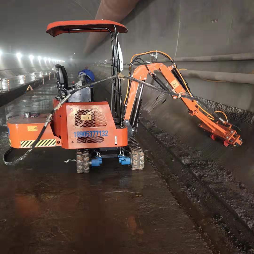 桥梁建筑用混凝土凿毛机 隧道矮边墙专用凿毛机 车载式隧道拉毛机