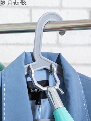 撑衣杆家用衣叉杆取衣服挑杆加长不锈钢挑衣杆服装店伸缩晾衣杆子