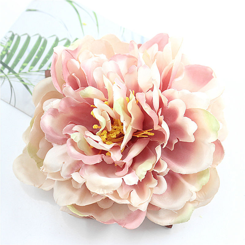 新款大牡丹花假花 牡丹花演出道具头花古装饰品头饰新娘头饰