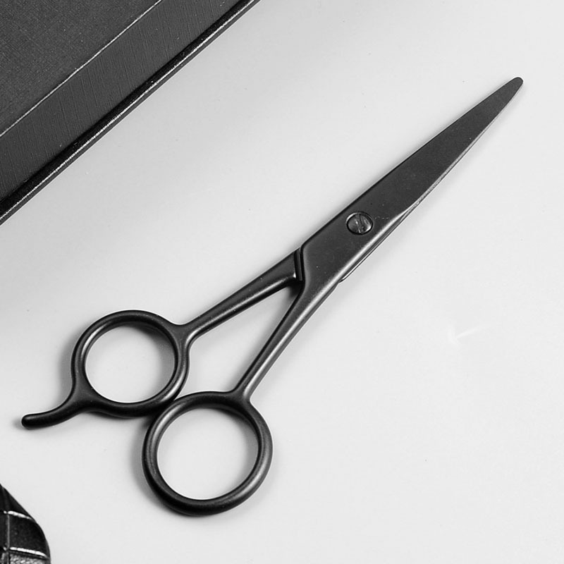 美发剪理发剪平剪刘海胡须毛发修剪鼻毛小剪刀手动剪子美容工具