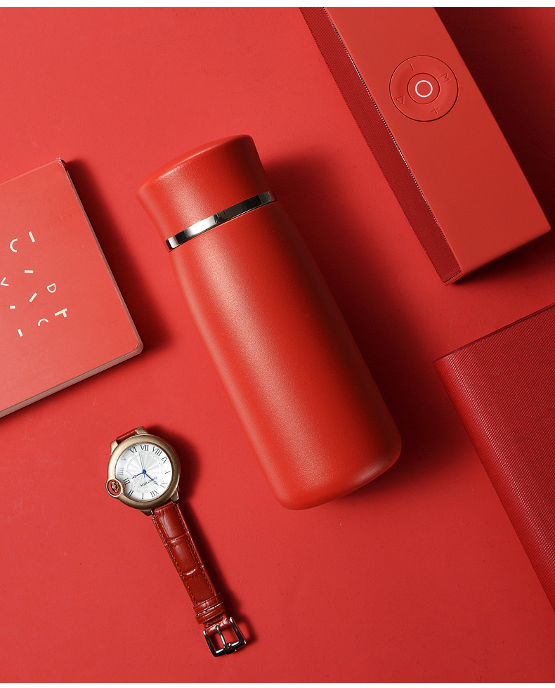 金色印象保温杯316全钢不锈钢印照片小巧时尚便携掌中宝